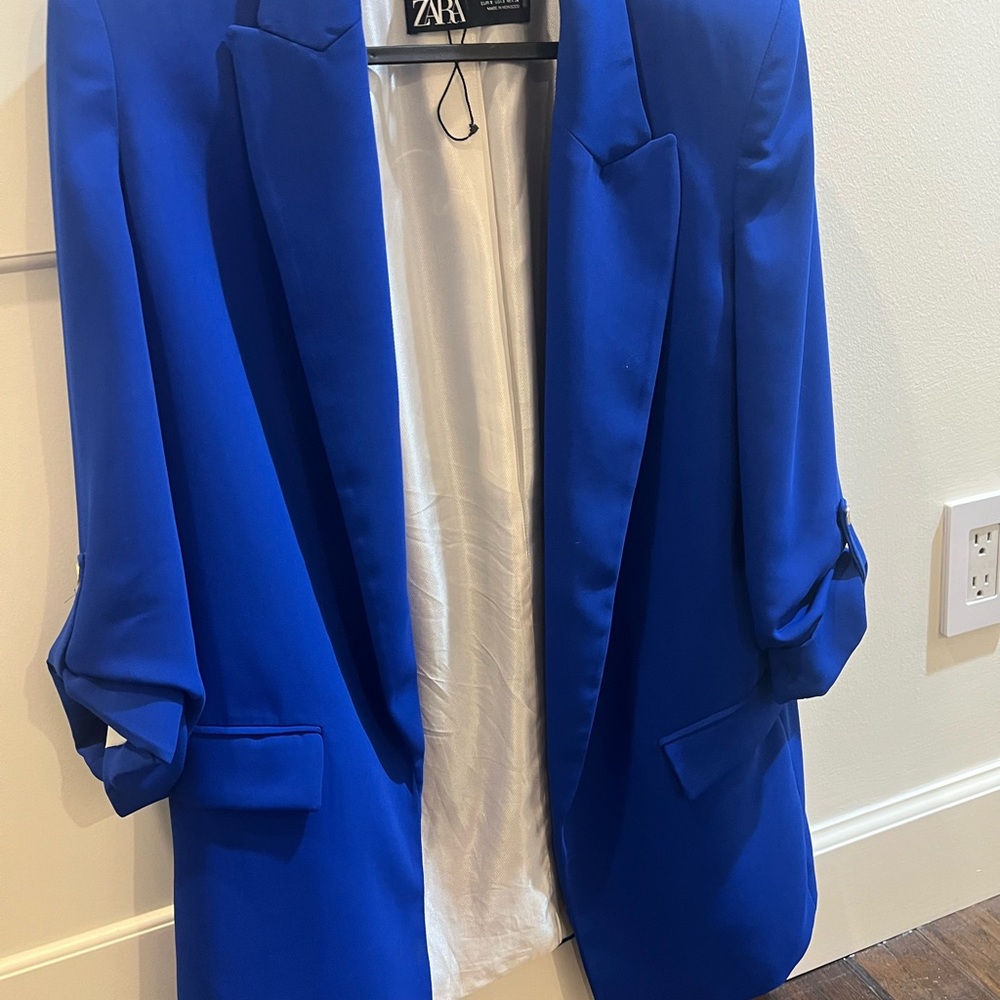 Zara Vibrant Blue Jacket